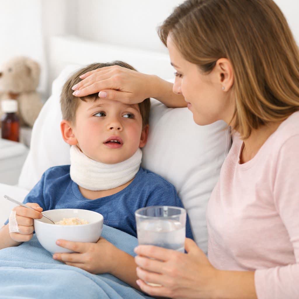 رژیم غذایی بعد از عمل لوزه